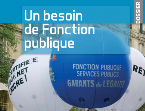 demo-Un besoin de fonction publique